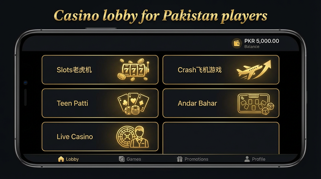 Lobby view of 96clubpk for Pakistan users - 4